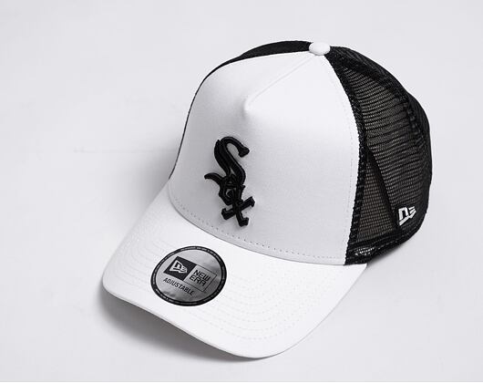 Kšiltovka New Era 9FORTY A-Frame Trucker MLB League Essential Chicago White Sox - White / Black