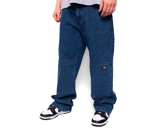 Džíny Dickies Double Knee Denim Pant Dark Blue