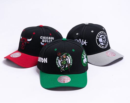 Kšiltovka Mitchell & Ness Overbite Pro Snapback Boston Celtics Black