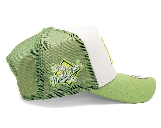 Kšiltovka New Era 9FORTY A-Frame Trucker MLB Style Activist Oakland Athletics Cooperstown Green / Cy