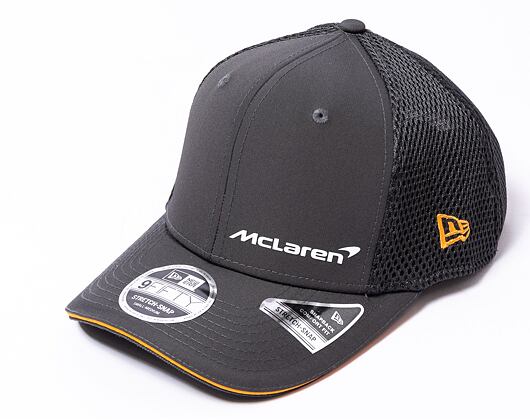 Kšiltovka New Era 9FIFTY Stretch-Snap Flawless McLaren F1 - Graphite / Tenn Orange