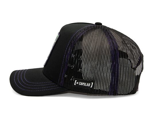 Kšiltovka Capslab Trucker - Joker LOL - Black / Purple