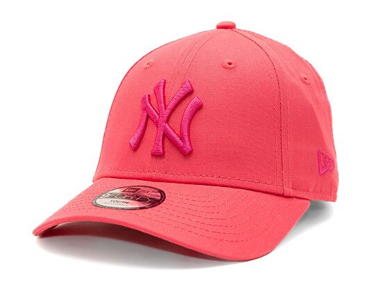 Dětská kšiltovka New Era 9FORTY Kids MLB League Essential New York Yankees - Blush Pink