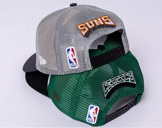 Kšiltovka New Era 9FORTY A-Frame Trucker NBA Boston Celtics - Black / Kelly Green