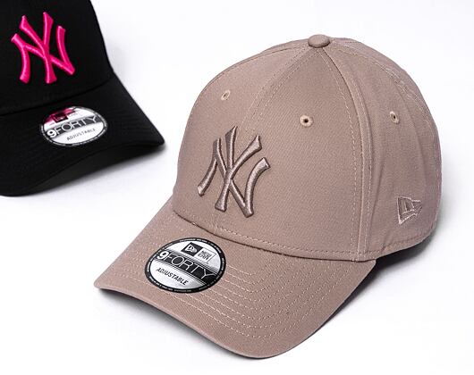 Kšiltovka New Era 9FORTY MLB League Essential New York Yankees - Ash Brown