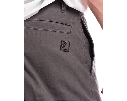 Kalhoty Karl Kani Retro Washed Cargo Pants anthra