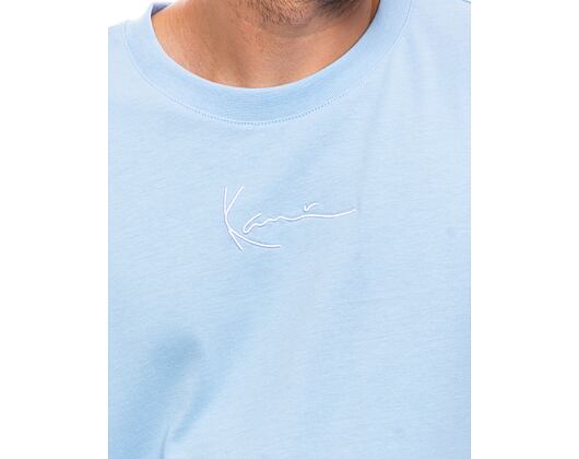 Triko Karl Kani Small Signature Essential Tee light blue