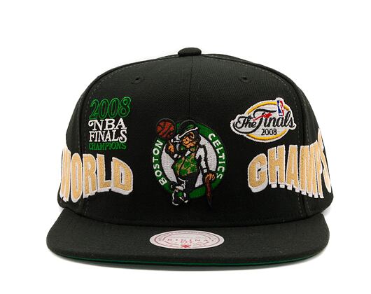 Kšiltovka Mitchell & Ness World Champs Snapback NBA Boston Celtics Black