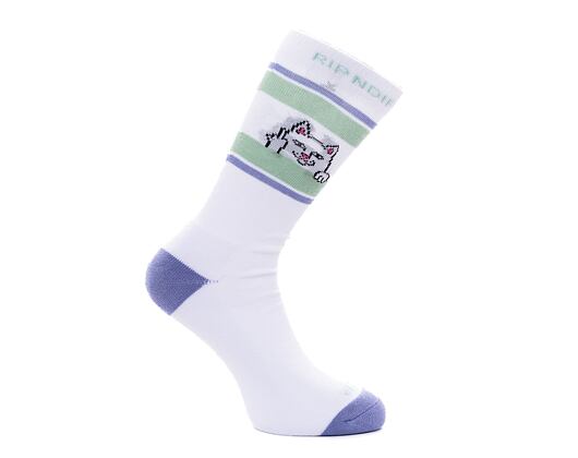 Ponožky Rip N Dip Peeking Nermal Socks (White)