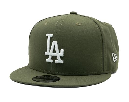 Kšiltovka New Era 9FIFTY MLB Repreve Los Angeles Dodgers Retro - Olive / White