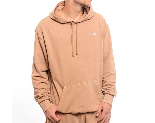 Mikina New Era Washed Oversized Hoody - Orange / White