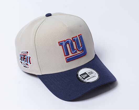 Kšiltovka New Era - 9FORTY A-Frame Cream Patch - NY Giants - Stone / Navy