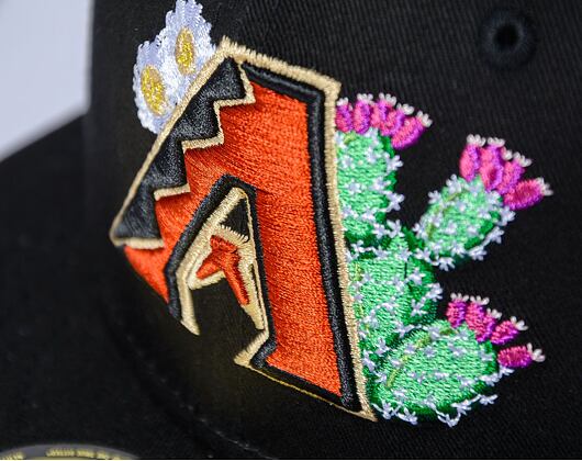 Kšiltovka New Era - 59FIFTY MLB City Flower Icon - Arizona Diamondbacks - Black