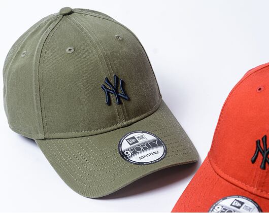 Kšiltovka New Era - 9FORTY Summer Washed - NY Yankees - Olive / Teal