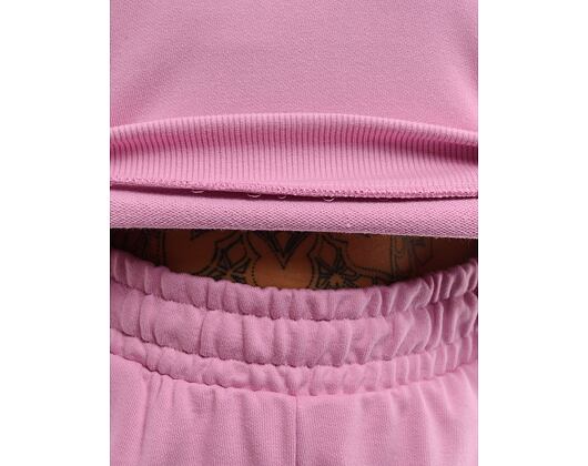 Dámská Mikina New Era - Crop Infill Crew - Pastel Pink / Pink