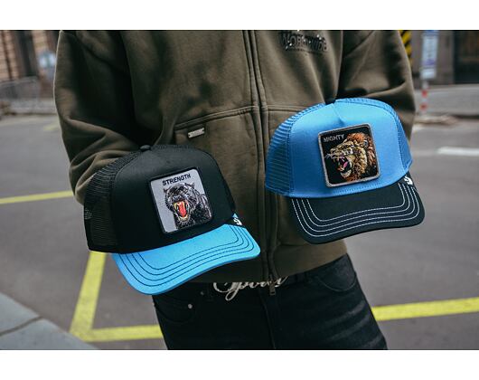 Kšiltovka Goorin Trucker - Lion Fan - Blue