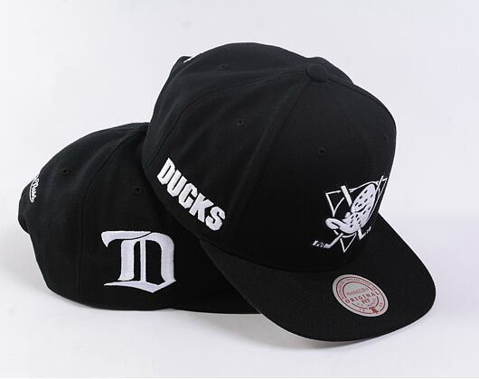 Kšiltovka Mitchell & Ness - Evergreen Black White Snapback Vntg - Detroit Red Wings - Black