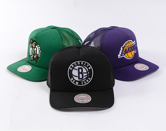 Kšiltovka Mitchell & Ness - Evergreen Trucker - Brooklyn Nets - Black