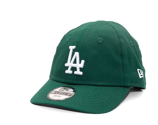 Dětská Kšiltovka New Era - 9FORTY Kids MLB Infant League Essential - LA Dodgers - Green / White