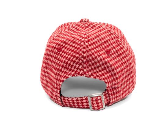 Dámská Kšiltovka New Era - 9FORTY Womens MLB houndstooth - NY Yankees - Pink / Scarlet