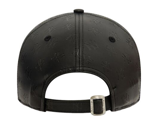 Kšiltovka New Era - 9FORTY Faux Leather Monogram - NY Yankees - Black