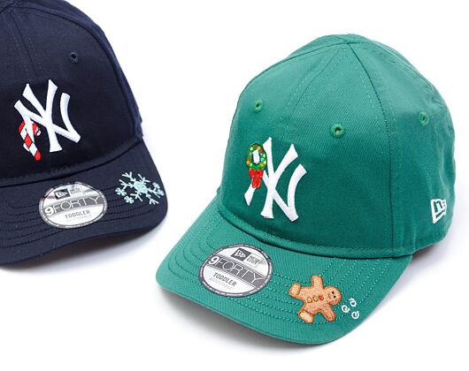 Dětská Kšiltovka New Era - 9FORTY Kids MLB Icon - NY Yankees - EMG / White