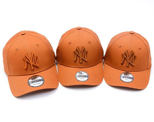 Kšiltovka New Era - 9FORTY MLB League Essential - NY Yankees - Brown