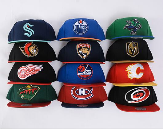 Kšiltovka Mitchell & Ness - Team 2 Tone 2.0 Snapback - Calgary Flames - Red/Gold