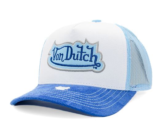 Kšiltovka Von Dutch - Trucker Rockford - Caps - Cot Twill - White/ Blue