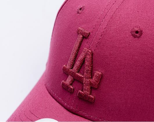 Dámská Kšiltovka New Era - MLB Metallic 9FORTY - LA Dodgers - Burgundy