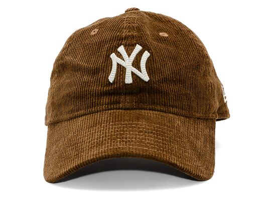 Kšiltovka New Era - MLB Premium Cord 9TWENTY - NY Yankees - Walnut