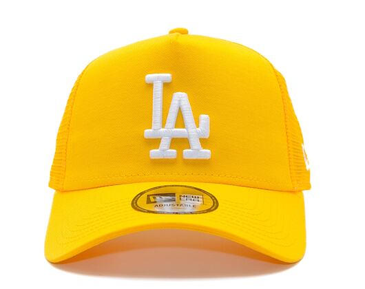 Kšiltovka New Era - MLB Essential 9FORTY Trucker - LA Dodgers - Grilled Yellow / Blue