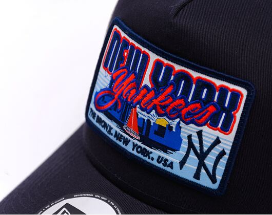 Kšiltovka New Era - MLB City Patch 9FORTY Trucker - NY Yankees - Navy