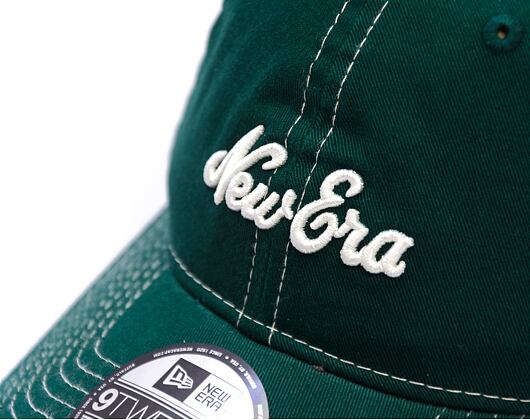 Kšiltovka New Era - Contrast Stitch 9TWENTY - Dark Green / White