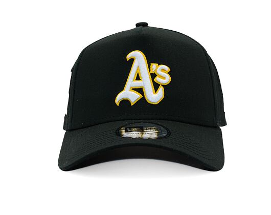 Kšiltovka New Era - MLB World Series Patch 9FORTY A-Frame - Oakland Athletics - Black / Gold