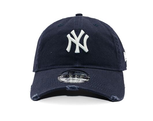 Kšiltovka New Era - MLB Distressed 9TWENTY - NY Yankees - Navy / White