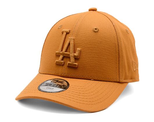 Dětská Kšiltovka New Era - MLB Essential 9FORTY - LA Dodgers - Ochre