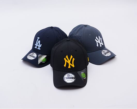 Kšiltovka New Era - MLB Essential 39THIRTY - NY Yankees - Black / Grilled Yellow