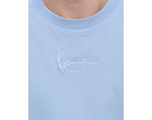 Triko Karl Kani Small Signature Essential Tee light blue