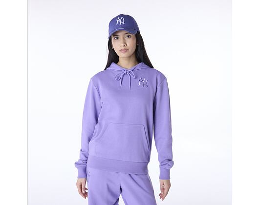 Dámská Mikina New Era - MLB Essential Hoody - NY Yankees - Purple