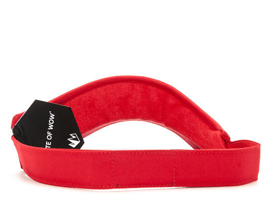 State of WOW Sunvisor Ex-Band Red Stretchfit