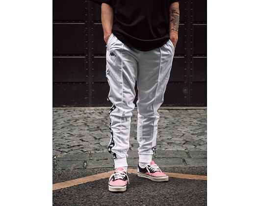 Kappa 222 Banda Rastoria Slim 303KUC0 922 White/Black Sweatpants