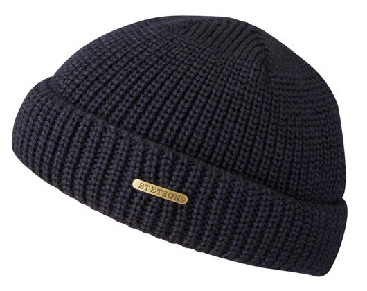 Stetson Wool Merino 8599302 Navy Winter Beanie