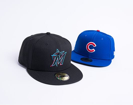 New Era 59FIFTY MLB Authentic Performance Miami Marlins Fitted Team Color Cap