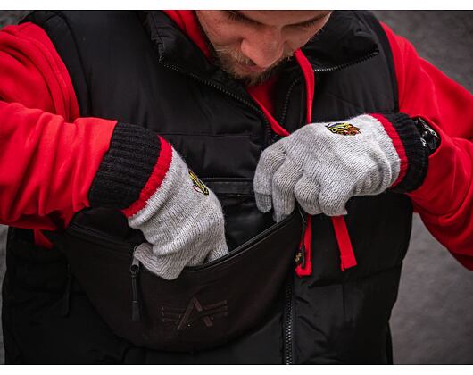 '47 Brand NHL Chicago Blackhawks Deep Zone ’47 GLOVE Grey Gloves