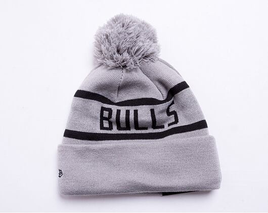 New Era NBA Jake Cuff Knit Chicago Bulls Grey Winter Beanie