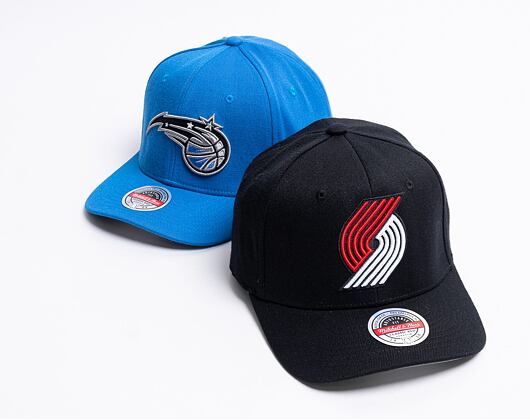 Mitchell & Ness Team Ground 2.0 Stretch Snapback Portland Trail Blazers Black Cap