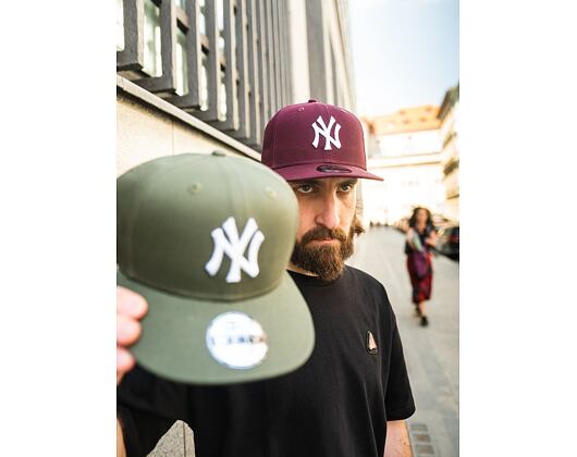 New Era 9FIFTY MLB Color New York Yankees Snapback New Olive/Optic White Cap