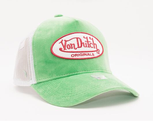 Von Dutch Kent Trucker Velvet Green/White Cap