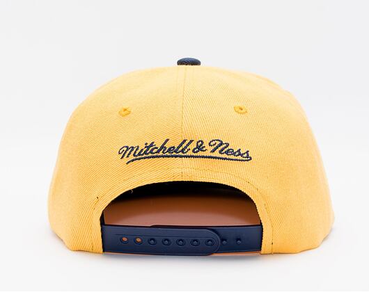 Mitchell & Ness Sharktooth Snapback Hwc Golden State Warriors Yellow / Blue Cap